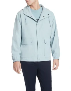 Markie Hooded Jacket In Sky Blue