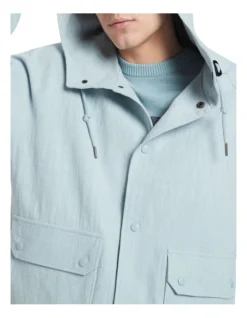 Markie Hooded Jacket In Sky Blue -Men's Fashion 939602980 4 720x928