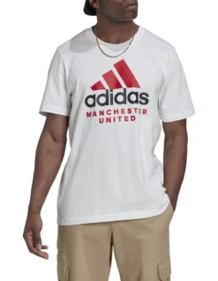 Manchester United Men's DNA Tee In White