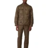 Tilley Quilted Shirt Jacket In Dark Khaki -Men's Fashion 941538790 1 720x928