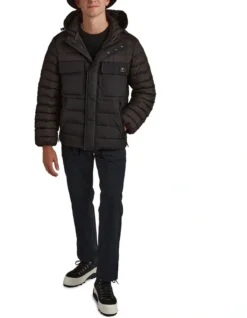 Tilley 2 Tone Puffer Jacket In Black -Men's Fashion 941539060 4 720x928