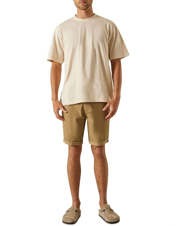 Tonal Logo Tee In Chalk 4 Tonal Logo Tee In Chalk - Image 2