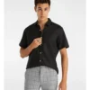 Lewis Linen Shirt In Black 2 Lewis Linen Shirt In Black -Men's Fashion 942729490 1 720x928