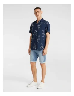 Zippy Flamingo Shirt In Blue -Men's Fashion 942730930 4 720x928