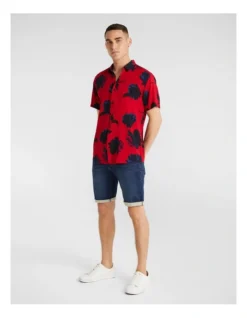 Elijah Print Shirt In Red -Men's Fashion 942733270 4 720x928