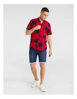 Elijah Print Shirt In Red -Men's Fashion 942733270 5 720x928