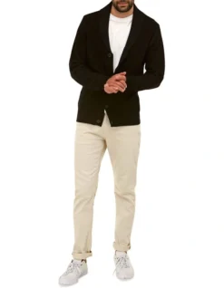 Brooksfield Shawl Collar Cardigan In Black -Men's Fashion 943185700 4 720x928
