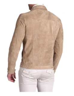 Lewis Suede Leather Unlined Jacket BEIGE 11 Lewis Suede Leather Unlined Jacket BEIGE -Men's Fashion 943965550 3 720x928