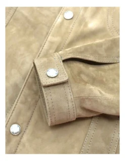 Lewis Suede Leather Unlined Jacket BEIGE 15 Lewis Suede Leather Unlined Jacket BEIGE -Men's Fashion 943965550 7 720x928