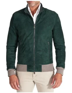 Suede Leather Zip Bomber Jacket 9 Suede Leather Zip Bomber Jacket -Men's Fashion 944604550 3 720x928