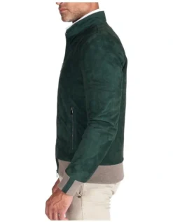 Suede Leather Zip Bomber Jacket 11 Suede Leather Zip Bomber Jacket -Men's Fashion 944604550 5 720x928