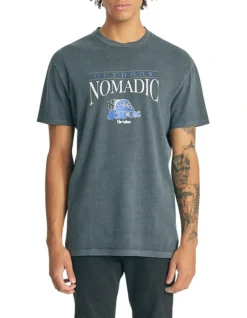 Lightnin' Relaxed Tee In Charcoal