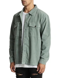 Wonder Overshirt In Sage -Men's Fashion 945467920 3 720x928
