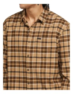 Wrangler Flanny Check Shirt In Tan -Men's Fashion 945669430 4 720x928