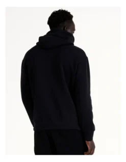 Champion EU Rochester Flock Box Hoodie In Black -Men's Fashion 946369180 6 720x928