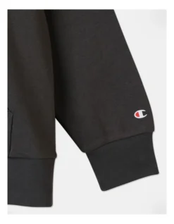 Champion EU Rochester Flock Box Hoodie In Dark Grey -Men's Fashion 946369360 3 720x928