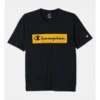 Champion EU Rochester Flock Box Tee In Navy -Men's Fashion 946391320 1 720x928