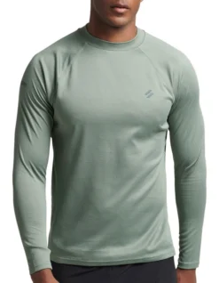 Run Long Sleeve Top In Laurel Khaki