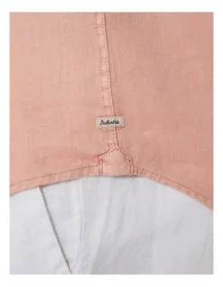 The Trinidad Linen Shirt In Salmon -Men's Fashion 948057940 4 720x928