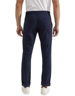 Oxford Stretch Organic Cotton Skinny Fit Chinos In Navy -Men's Fashion 948098620 3 720x928