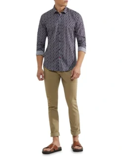 Oxford Stretch Organic Cotton Skinny Chinos In Army Green -Men's Fashion 948098710 5 720x928