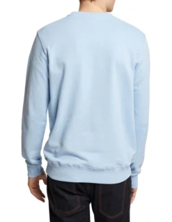 Oxford Lars Jersey Sweatshirt In Blue -Men's Fashion 948101680 3 720x928