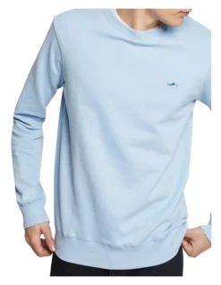 Oxford Lars Jersey Sweatshirt In Blue -Men's Fashion 948101680 4 720x928