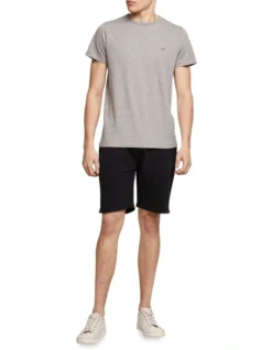 Oxford Jed Organic Cotton Crew Neck T-Shirt In Grey -Men's Fashion 948102400 5 720x928