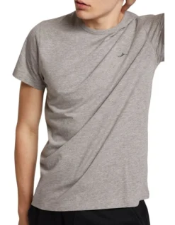 Oxford Jed Organic Cotton Crew Neck T-Shirt In Grey -Men's Fashion 948102400 7 720x928