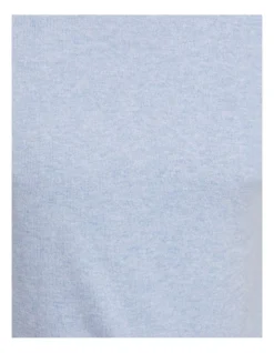 Oxford Crew Neck Cotton Cashmere Pullover In Pale Blue -Men's Fashion 948169270 6 720x928