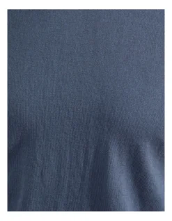 Oxford Lenny Cashmere Blend Pullover In Dark Blue -Men's Fashion 948171250 6 720x928