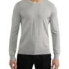 Oxford Lenny Cashmere Blend Pullover In Melange Grey -Men's Fashion 948171430 1 720x928