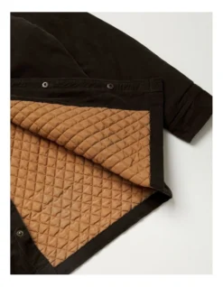 Quilted Cord Jacket In Brown -Men's Fashion 948700720 5 720x928