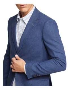 Oxford Blake Linen Cotton Blazer In Navy 11 Oxford Blake Linen Cotton Blazer In Navy -Men's Fashion 948736900 4 1 720x928