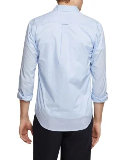 Oxford Uxbridge Button Down Poplin Shirt In Sky -Men's Fashion 948737620 3 720x928