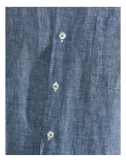 Oxford Holloway Pure Linen Shirt In Navy -Men's Fashion 948738430 6 720x928