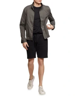 Oxford Barkley Bomber Jacket In Dark Olive -Men's Fashion 948739870 5 720x928