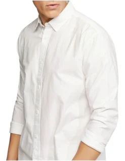 Oxford Shoreditch Button Down Shirt In White -Men's Fashion 948740320 4 720x928