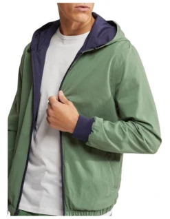 Oxford Reversible Bomber Jacket In Navy/Khaki -Men's Fashion 948741400 4 720x928