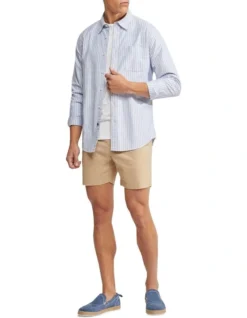 Portland Oxford Wve Striped Shirt In Blue/White -Men's Fashion 948741940 5 720x928