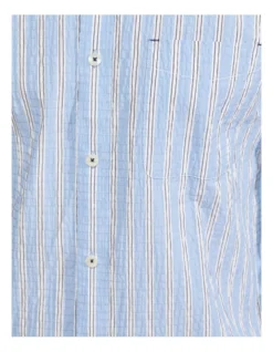 Oxford Uxbridge Seersucker Striped Shirt In Blue/Navy -Men's Fashion 948742300 6 720x928