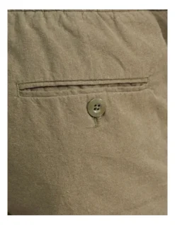 Oxford Fraser Linen Cotton Pullon Pants In Olive -Men's Fashion 948749410 6 720x928