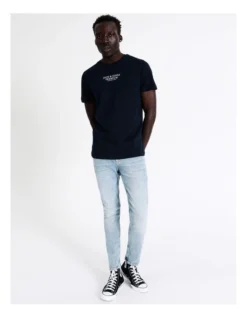 Jack & Jones Archie Short Sleeve Crew Neck Tee In Navy 10 Jack & Jones Archie Short Sleeve Crew Neck Tee In Navy -Men's Fashion 950188870 3 720x928