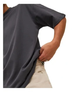 Jack & Jones Kam Clean Short Sleeve Crew Neck Tee In Ebony -Men's Fashion 950192650 5 720x928