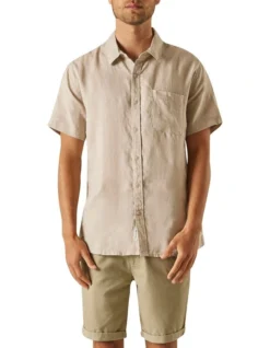 Nero Linen Shirt In Beige