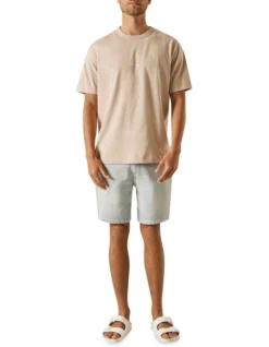 Minimal Logo Tee In Beige -Men's Fashion 950262490 4 720x928