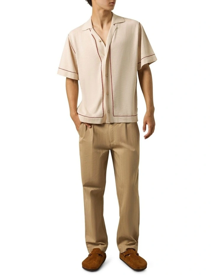 Albius Knit Shirt In Beige 4 Albius Knit Shirt In Beige - Image 2