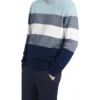 Jackson Crew Neck Knit In Navy Multi -Men's Fashion 950294260 1 720x928