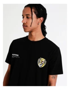 Richmond Curved Hem Tee In Black -Men's Fashion 950382640 3 720x928