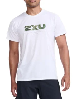 2XU Contender Tee In White